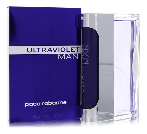 Set 2 Edt 3.4 Onzas Ultraviolet Por Paco Rabanne Para