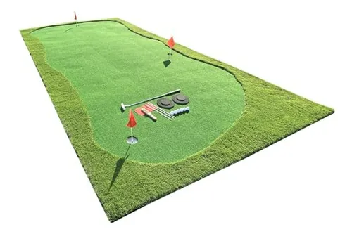 Set De Putting Green De Golf De 20 X 10 Pies Con Alfombra Ar