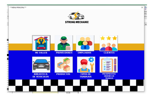 Sistema Excel Para Talleres Mecánicos O Lubricentros