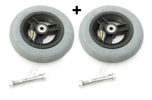 Roda Dianteira Inflável Cadeira De Rodas 6 Polegadas (par)