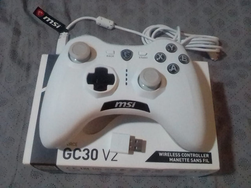 Control Msi Force Gc30 V2 Inalambrico Recargable (Usado)