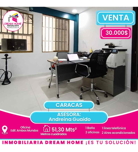 Oficina En Venta Edif. Ambos Mundos Caracas