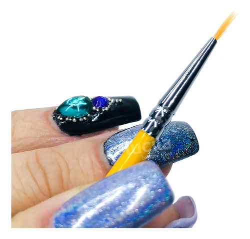 Pincel Fino Nail Art Para Diseño De Uñas Artístico P1831