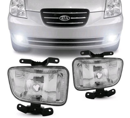 Par Farol Milha Neblina Auxiliar Picanto 05 06 07 08