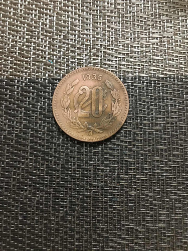 Moneda Antigua 20 Centavos 1935