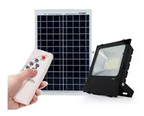 Comprar Reflector Led Con Panel Solar De 80w, Recargable 