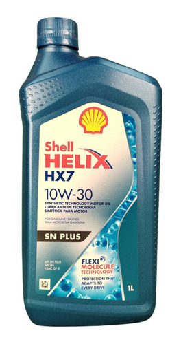 Shell Helix Synthetic Blend Aceite De Motor Azul Hx7 10w ...