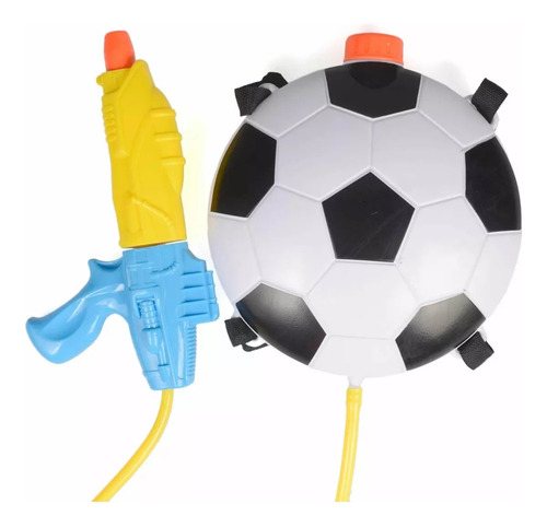 Pistola Lanza Agua Con Mochila Futbol Pelota