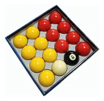 Comprar Juego De Bolas De Billar, Color Rojo Y Amarillo, Billar De 2