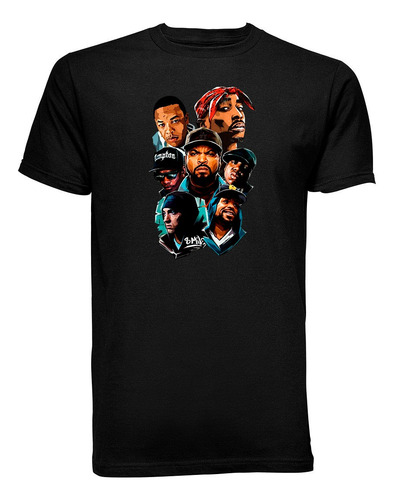 Playera T-shirt Rap/hip Hop Legends 2pac, Eazy E, Dr Dre.