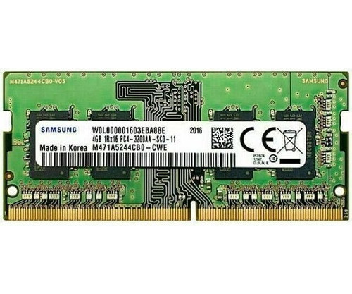 Memoria Ram Color Verde Samsung 4gb Ddr4 3200mhz