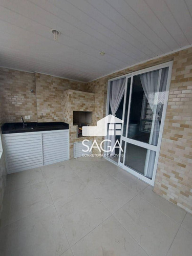 Imagem 20 de 30 de Planejado! Apartamento Com 3 Dormitórios À Venda, 110 M² Por R$ 650.000 - Vila Guilhermina - Praia Grande/sp - Ap4301