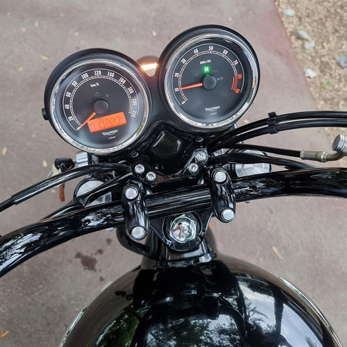 Imagen 7 de 12 de Triumph Bonneville T100 2014 Moto Cafe Racer