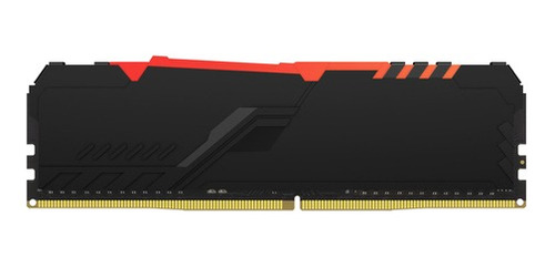 Imagen 4 de 7 de Memoria RAM Fury Beast RGB gamer color negro 16GB 1 Kingston KF436C18BBA/16