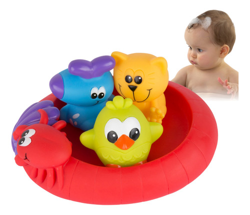 Juguete Para Baño Splash And Float Friends Playgro Bebés