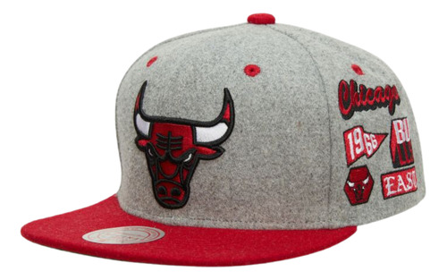 Gorra Mitchell & Ness Chicago Bulls Melton Patch Ajustable