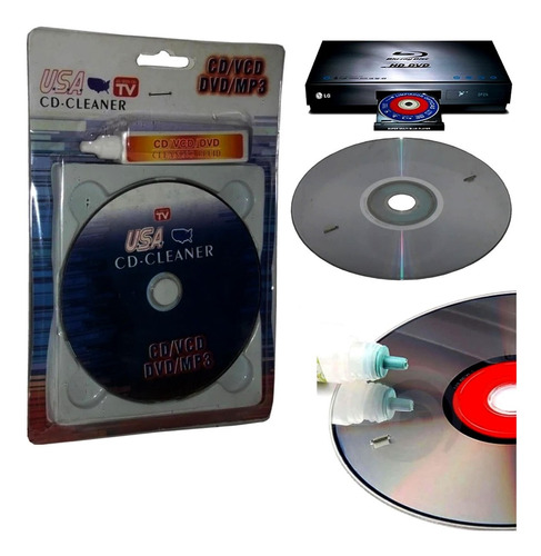 Limpiador Lente Optico Lector Dvd Cd Blu Ray Xbox Ps Pc  W2