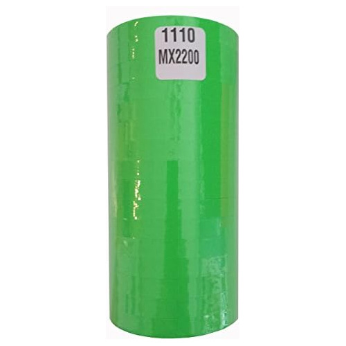 1110 Etiquetas Verdes Fluorescentes  1110 O Motex Mx-22...