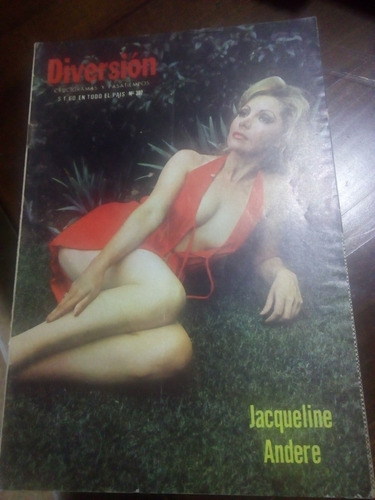 Jacqueline Andere En Revista Diversión No.307 Año-1974 (Usado)