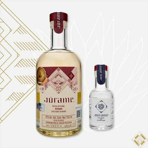 Júrame Mezcal Pack Reposado 750 + Joven 100 Ml - 2 Botellas