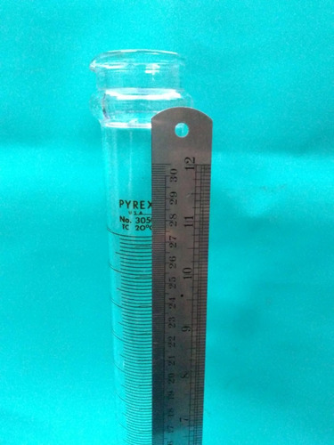Meonli: Laboratorio Probeta 250ml Pirex Cristal (Usado)