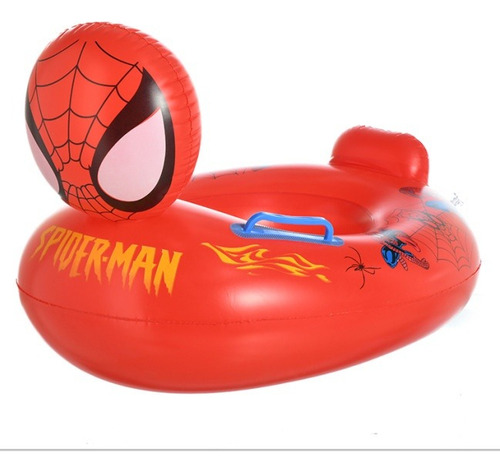 Flotador Inflable Spiderman Asiento Bebe Piscina Playa