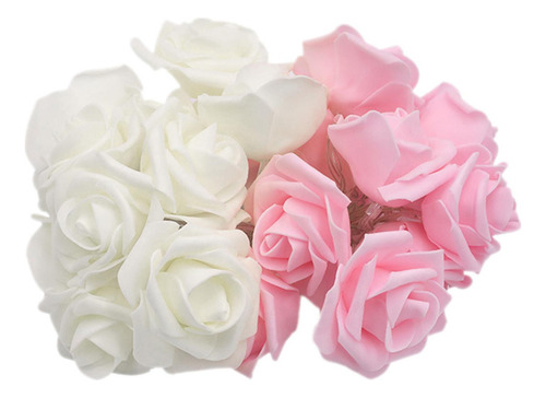 Luces De Hadas De Flores Rosas, 20 Led, Luces De Flores