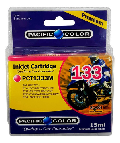 Cartridge Tinta Alternativa Pacific Color 133 Magenta 15 Ml