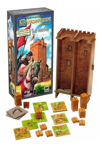 Carcassonne Expansão La Torre 2ª Edição Em Português Devir