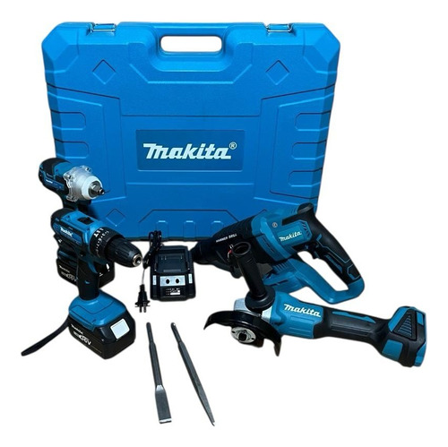 Combo Makita 4 En Uno Azul 20