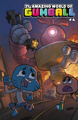 The Amazing World Of Gumball 4b, De Frank Gibson., Vol. 1. Editorial Kamite, Tapa Pasta Blanda, Edición 1 En Español, 2016