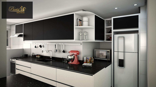 Imagem 4 de 14 de Apartamento Novo - Aviação - Praia Grande/sp - V44