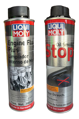Kit Liqui Moly Stop Oil Smoke Y Engine Flush Plus