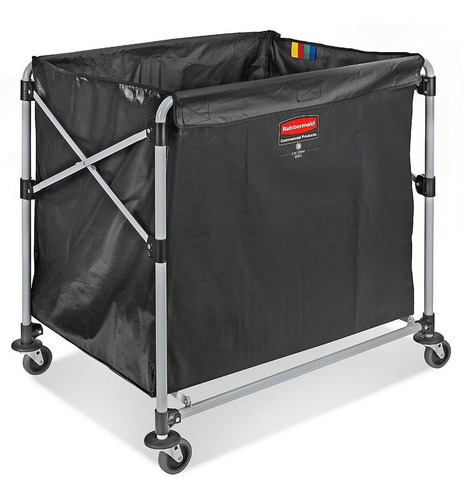 Rubbermaid Carrito Tipo Canastilla Plegable - 8 Bushels