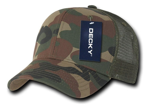 Gorra De Camionero Decky De Algodón Con Visera Curva,