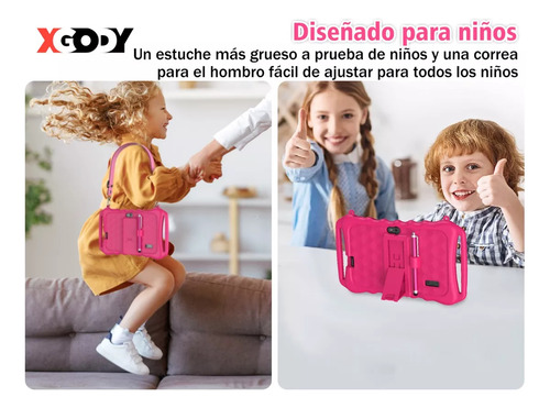 Xgody Tablet With Smart 7kids Blue Yuehu Case