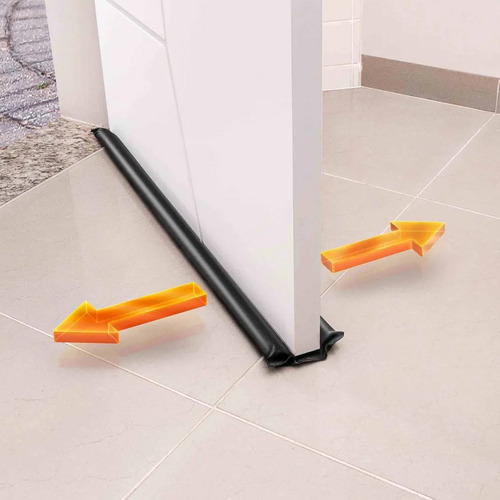 Imagem 8 de 10 de Protetor Veda Porta Impermeável Dupla Proteção Porta 80 Cm
