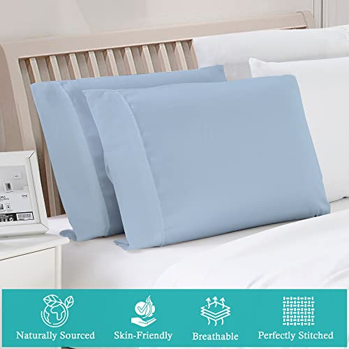Juego De 2 Fundas De Almohada 600 Hilos 100% Algodón