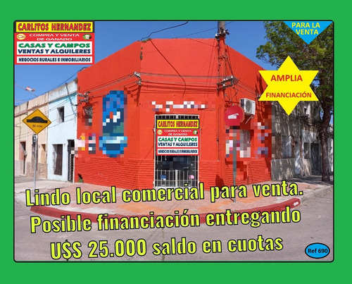 Ref 690) V -  ** Muy Lindo Local Comercial Céntrico Para La Venta Posible Financiación En San José
