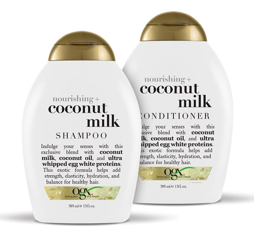 OGX Coconut Milk Coconut milk Set de coco en botella de 377mL por 2 packs