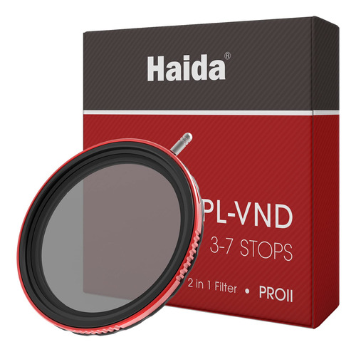 Haida Filtro Cpl + Vnd 2 En 1 Para Cámara Pro Ii Polarizad.