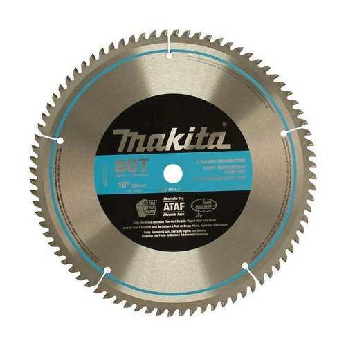 Makita A-93681 10-inch 80 Tooth Micro Pulido Mitersaw Cuchil
