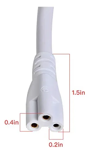 Conectores De Lámpara Led T5 T8 Akamino, Paquete De 4, Doble