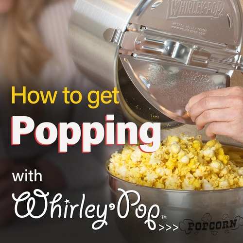 Máquina Para Hacer Palomitas De Maíz Whirley-pop Original -