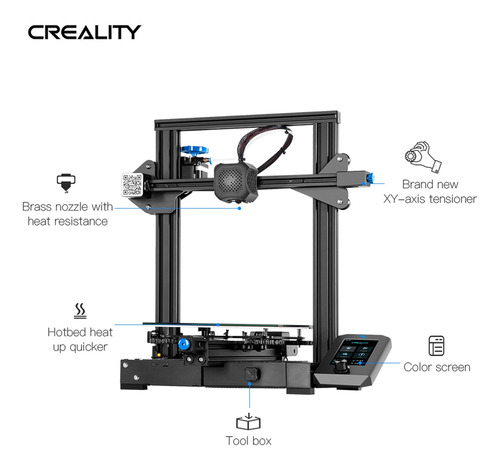 Creality 3d Ender-3 V2 - Kit De Impresora 3d Totalmente Met¿