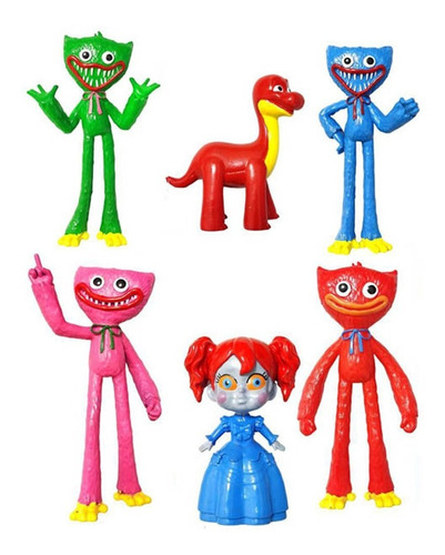 Huggy Wuggy Poppy Playtime Set 6 Figuras 