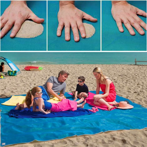 Tapete Mágico Para Praia E Camping - Sand Less Mat 150 X 200