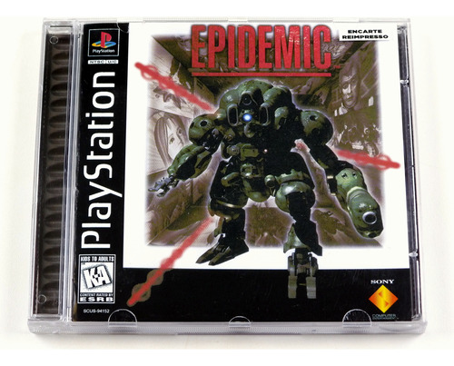 Epidemic Original Playstation 1 Ps1