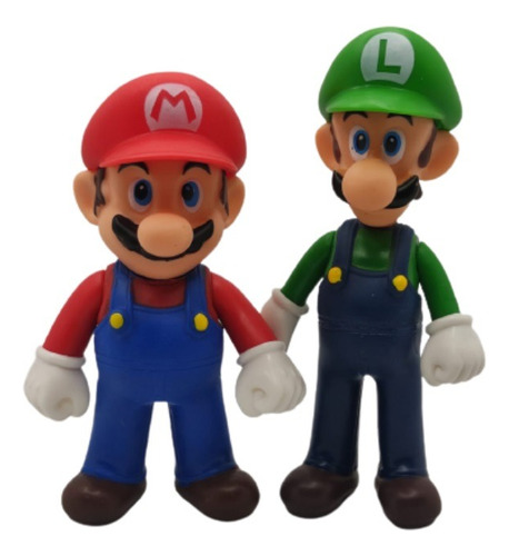 Figura Super Mario Bros Más Luigi Promoción