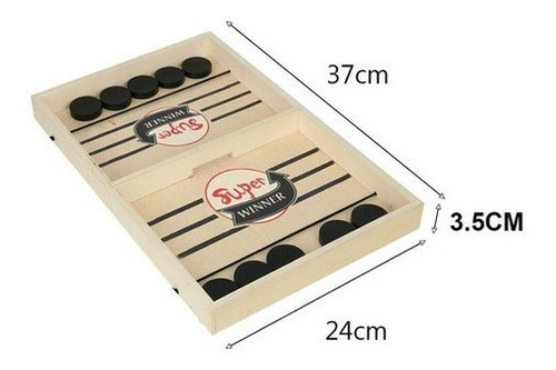 Juego Familiar Juego De Mesa Fast Hockey Sling Puck